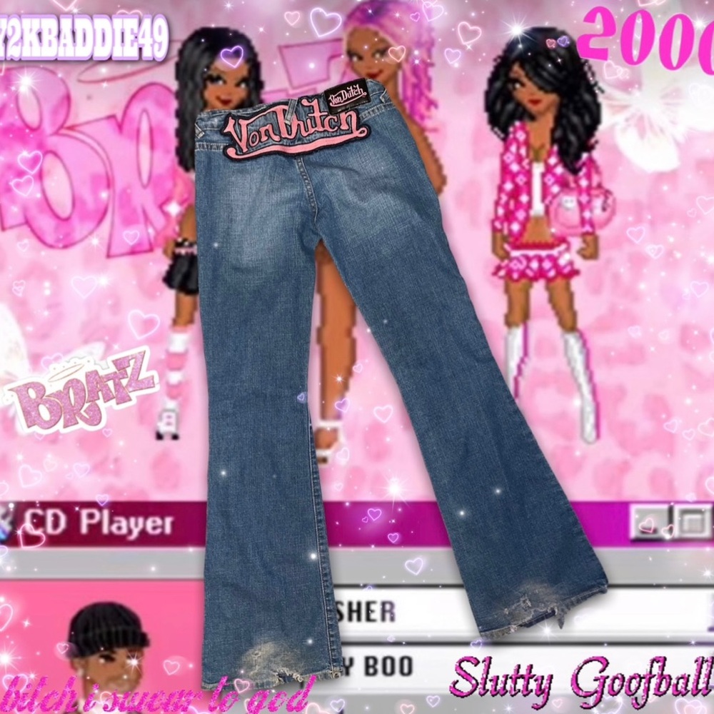 Y2k Vintage Von Dutch Jeans